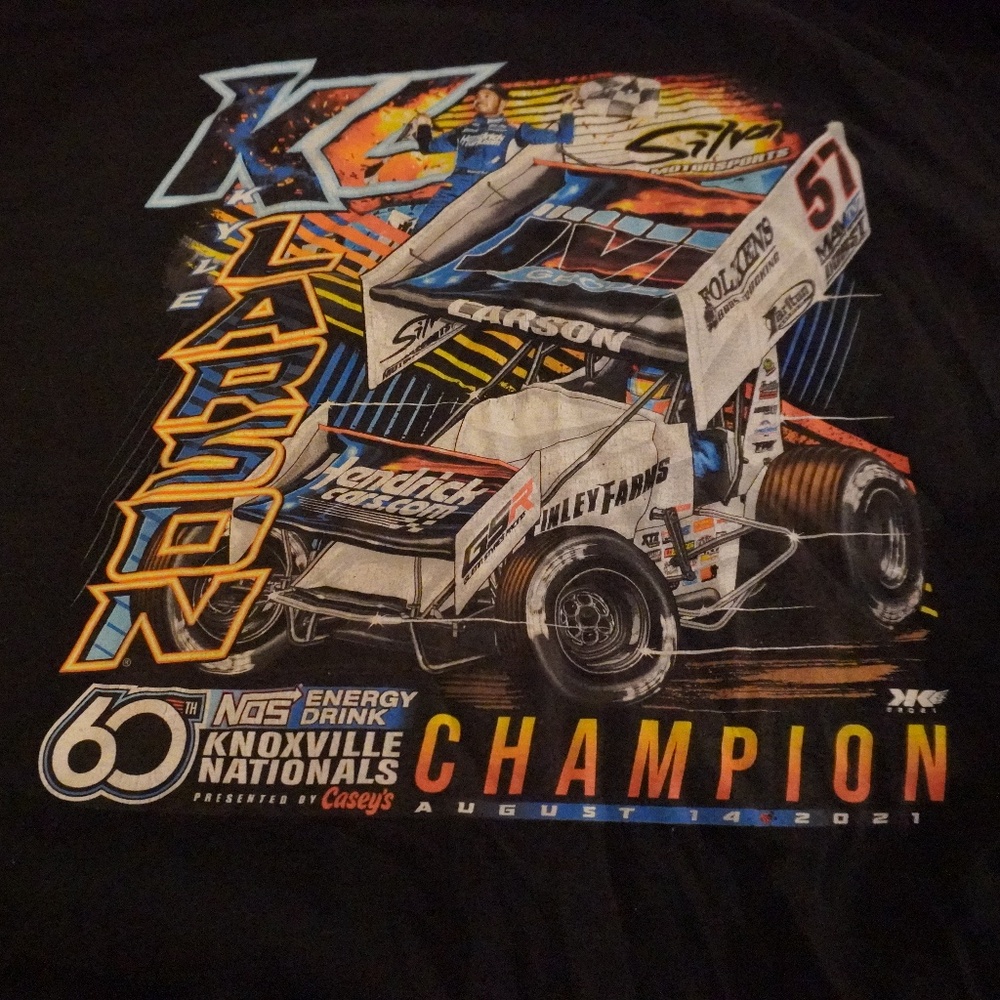 Kyle Larson Knoxville Nationals Championship T-shirt